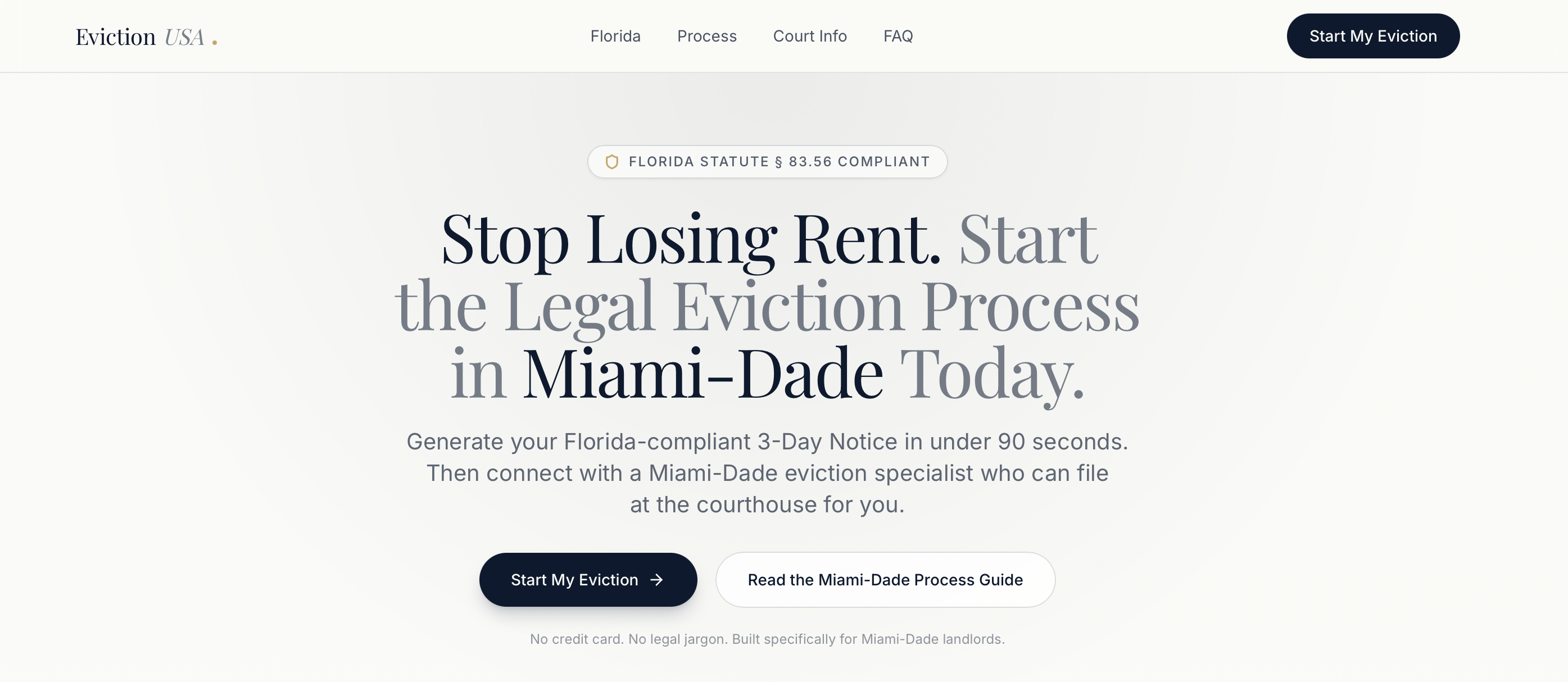 evictionusa.org homepage